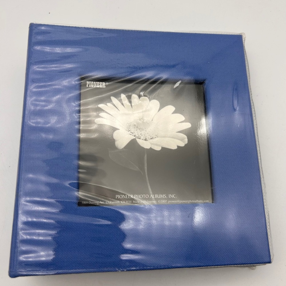 Pioneer Blue Cloth Window Photo Album 100 Pockets 4x6 DA-100CBF New